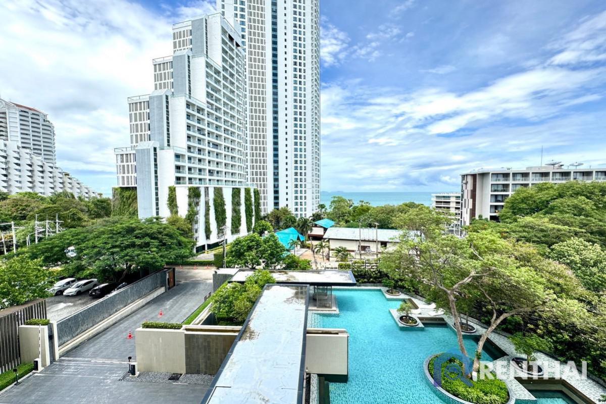 ขายคอนโดพัทยา บางแสน ชลบุรี สัตหีบ : ขายคอนโดติดทะเล ทำเลวงศ์อมาตย์ 1 ห้องนอน ขนาด 40 ตร.ม. ห้องตกแต่งสวยสไตล์เรียบหรู