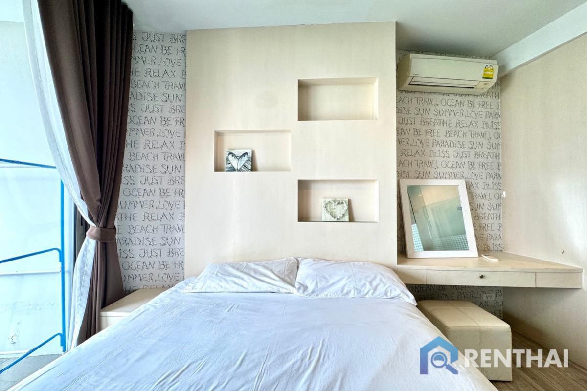 ขายคอนโดพัทยา บางแสน ชลบุรี สัตหีบ : ขายคอนโดติดทะเล ทำเลวงศ์อมาตย์ 1 ห้องนอน ขนาด 40 ตร.ม. ห้องตกแต่งสวยสไตล์เรียบหรู