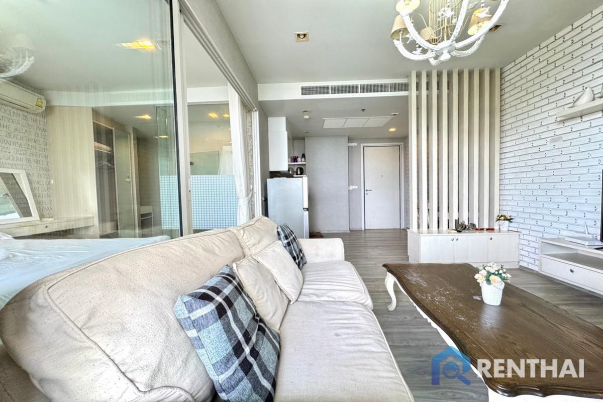 ขายคอนโดพัทยา บางแสน ชลบุรี สัตหีบ : ขายคอนโดติดทะเล ทำเลวงศ์อมาตย์ 1 ห้องนอน ขนาด 40 ตร.ม. ห้องตกแต่งสวยสไตล์เรียบหรู