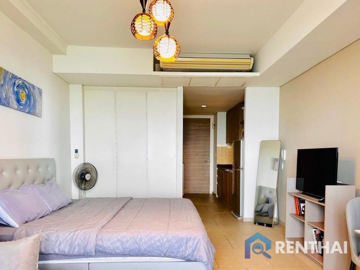 ขายคอนโดพัทยา บางแสน ชลบุรี สัตหีบ : สตูดิโอ คอนโด พร้อมเฟอร์นิเจอร์ Zire Wongamat