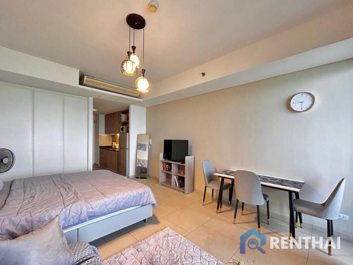 ขายคอนโดพัทยา บางแสน ชลบุรี สัตหีบ : สตูดิโอ คอนโด พร้อมเฟอร์นิเจอร์ Zire Wongamat