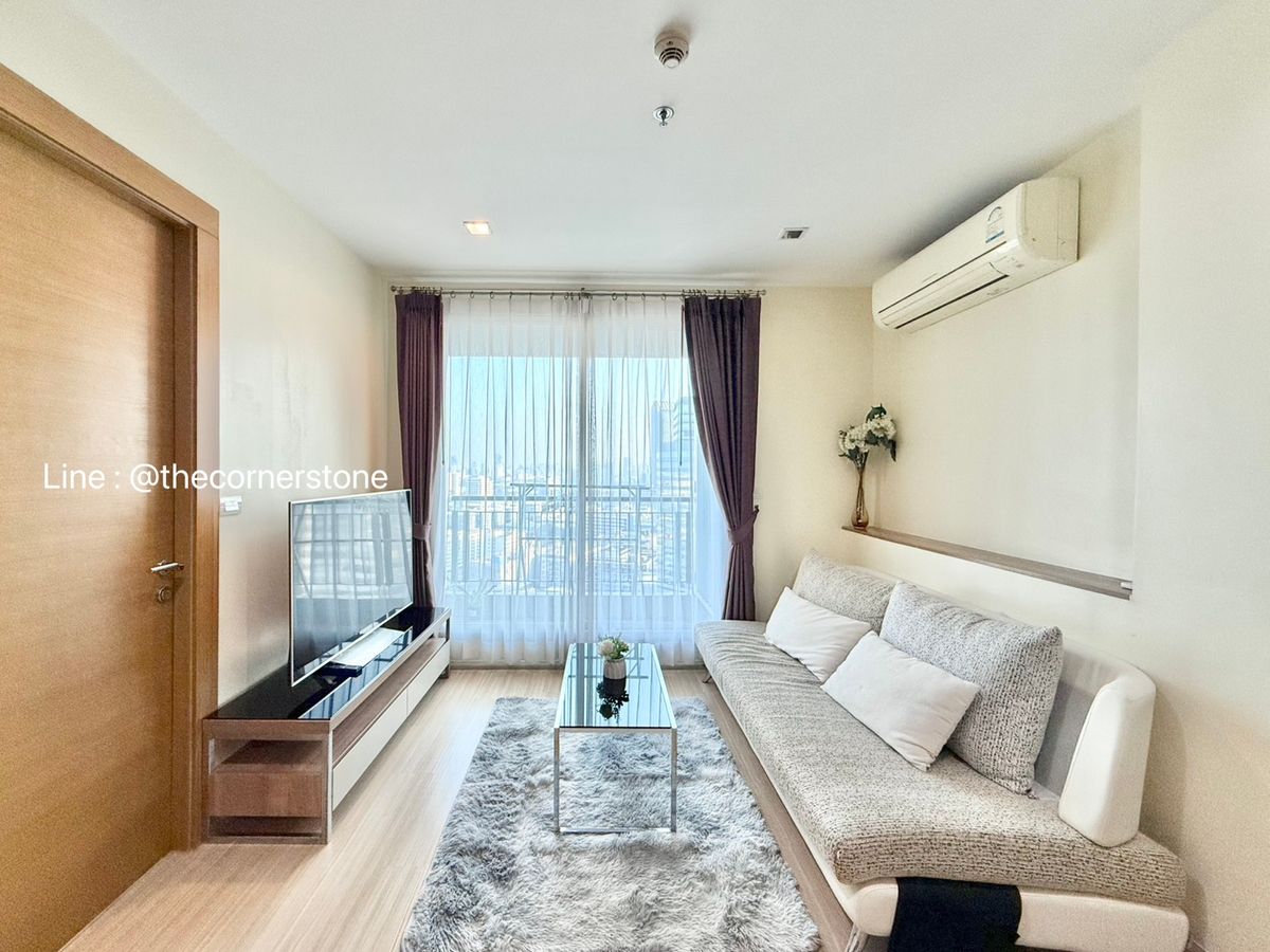 For RentCondoRatchadapisek, Huaikwang, Suttisan : ‼️ Urgent, very beautiful room, beautiful view ‼️ Available for rent, very good price, Rhythm Ratchada - Huai Khwang, 1 bedroom, 1 bathroom, 46 sq m.