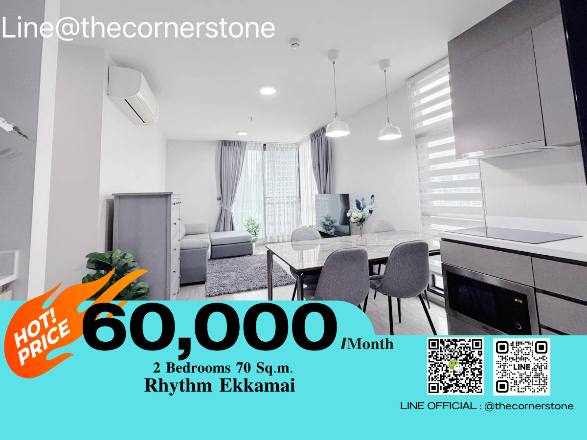 Special price ✨ 𝐑𝐡𝐲𝐭𝐡𝐦 𝐄𝐤𝐤𝐚𝐦𝐚𝐢 ✨ 🔹 Beautiful room, large room, complete furniture and electrical appliances, ready to move in 🔹 Near BTS Ekkamai Loading...
