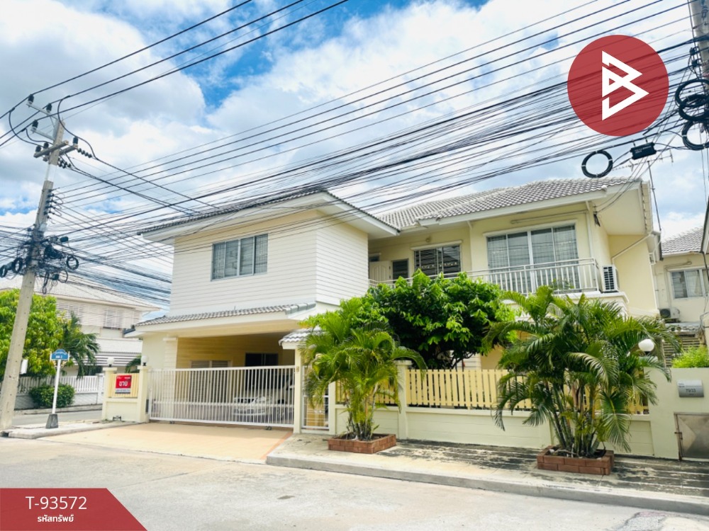 For SaleHouseMahachai Samut Sakhon : For sale: 2-storey detached house, Wisesuk Nakhon Village, Phase 2, Phanthai Norasing, Samut Sakhon