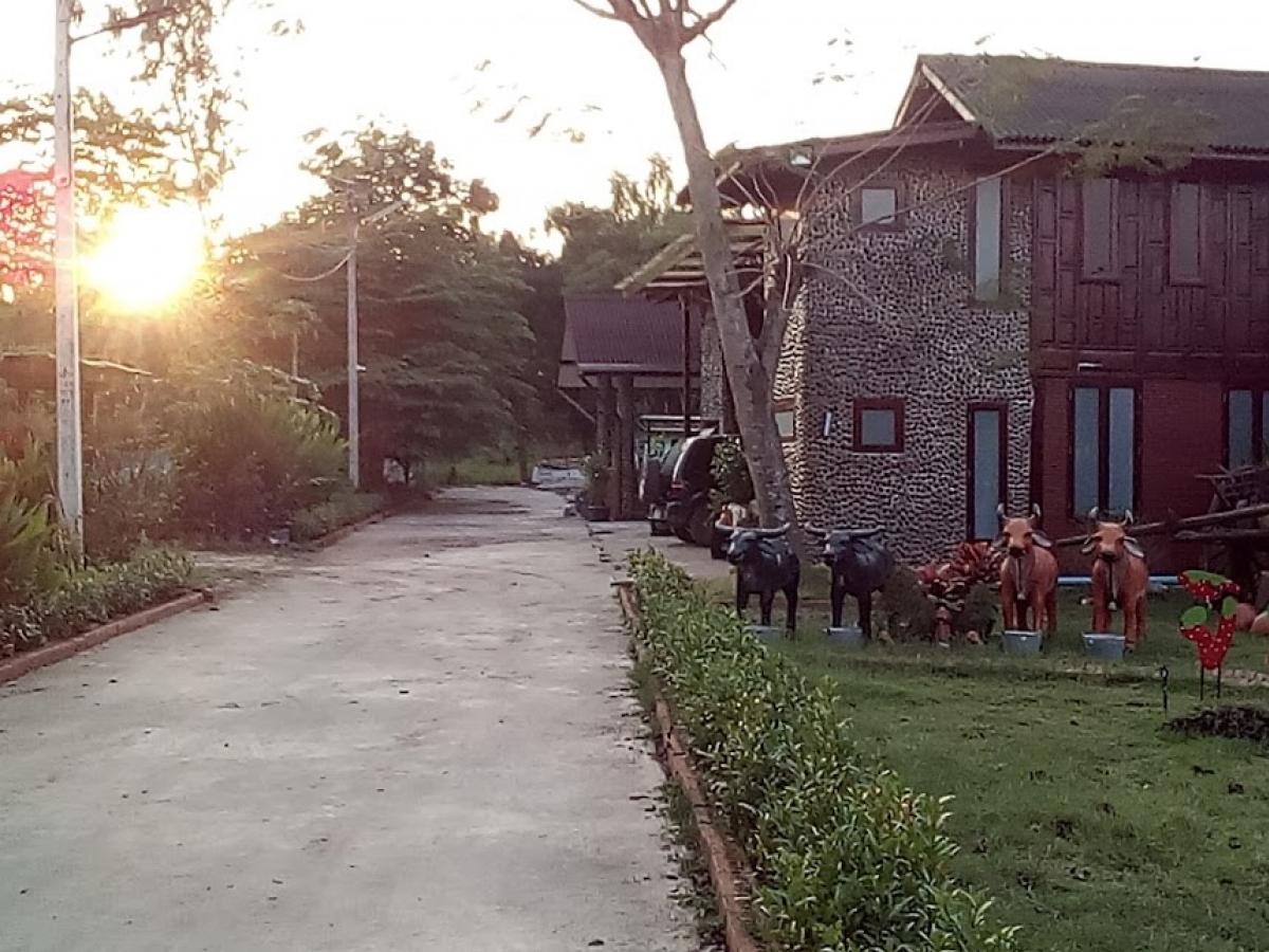 ขายที่ดินพัทยา บางแสน ชลบุรี สัตหีบ : ขายขาดทุน !! ที่ดินแถมบ้านเรือนไทย ไม้สัก สภาพดี เดิมเคยเปิดเป็นโฮมสเตย์และคาเฟ่   เนื้อที่ 7-3-70 ไร่ ต.หมอนนาง อ.พนัสนิคม จ.ชลบุรี