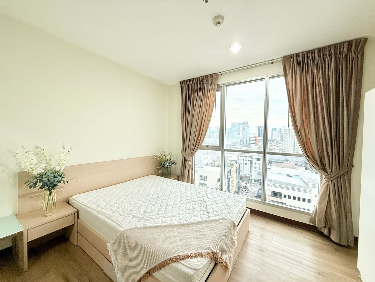 For RentCondoRatchadapisek, Huaikwang, Suttisan : 💥Urgent‼️‼️ Available for rent, very good price, Rhythm Ratchada, 1 bedroom, 1 bathroom, 46 sq m., MRT Ratchadaphisek, high floor