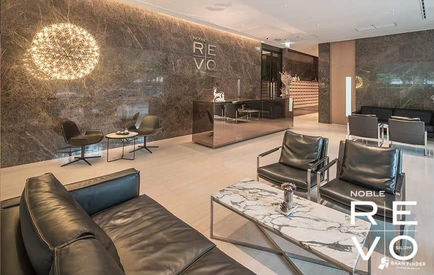 ให้เช่าคอนโดสาทร นราธิวาส : ชั้นสูง เเต่งบิ้วอินเฟอร์นิเจอร์สวย เช่า 1 ห้องนอน 1 ห้องน้ำ โนเบิล รีโว สีลม