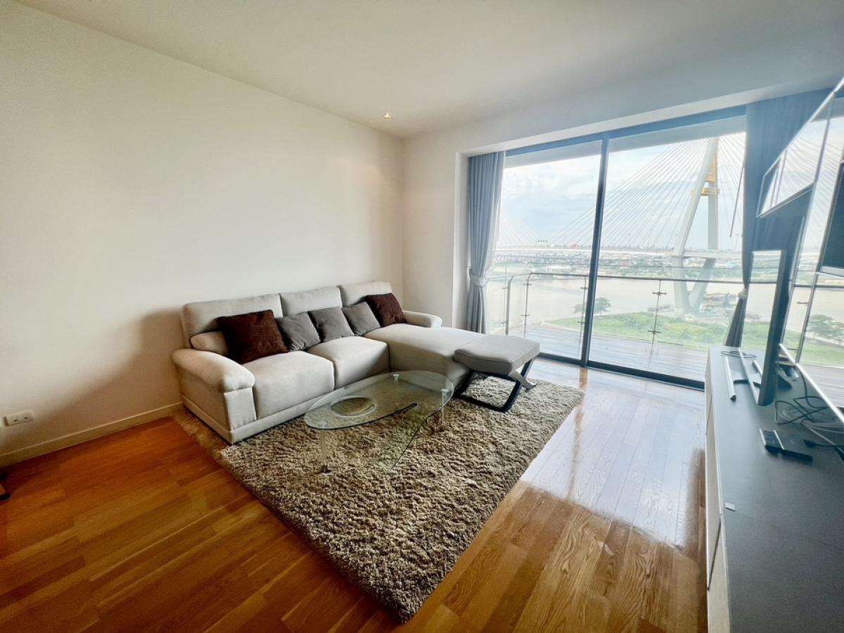 For SaleCondoRama3 (Riverside),Satupadit : ✨ 👍For sale 2 bedrooms , nice huge river view unit at Pano Rama 3 , big balcony, fully finished