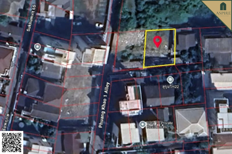 For SaleLandSukhumvit, Asoke, Thonglor : [Hot Deal] Land in Prime Location – 66 Sq.wa, Good Fengshui, Located in Soi Chaiyapruek 4/2 Near BTS Ekkamai