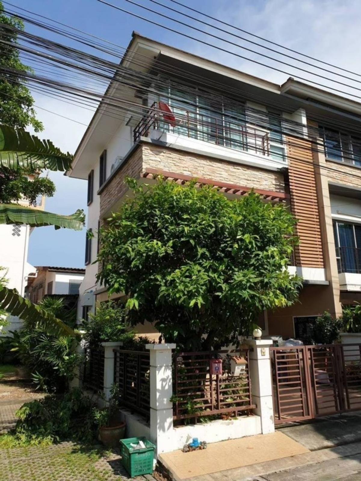 ขายทาวน์โฮมพัฒนาการ ศรีนครินทร์ : ขาย/ให้เช่า ทาวน์โฮม 3 ชั้น หลังมุม ติดถนนเมน พลัส ซิตี้ พาร์ค ศรีนครินทร์-สวนหลวง ถนนเฉลิมพระเกียรติ ร.9 แขวงหนองบอน เขตประเวศ กทม