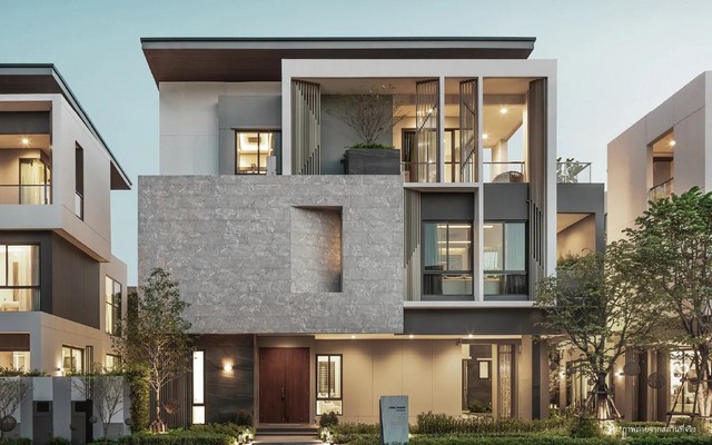 ขายบ้านนวมินทร์ รามอินทรา : Luxury House For Sale บ้านหรู 3 ชั้น เดอะ เจนทริ เกษตร - นวมินทร์ (The Gentry Kaset Nawamin) ซอยโพธิ์แก้ว แยก 4-1-2-1 แขวงนวมินทร์ เขตบึงกุ่ม กรุงเทพมหานคร 10230