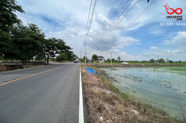 For SaleLandPathum Thani,Rangsit, Thammasat : Land for sale, 400 square wah, Ratchaphruek Road, Bang Luang Subdistrict, Pathum Thani