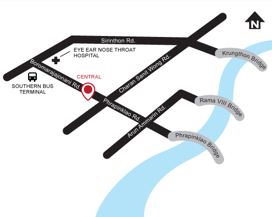 For RentOfficePinklao, Charansanitwong : Office space for rent, Central Pinklao Office Tower, office space for rent in the Pinklao area. Next to Borommaratchachonnani Road, 17th floor, area 100.74 sq m, monthly fee 60,444 baht*