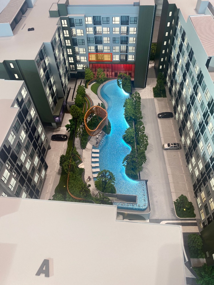 Sale DownCondoRathburana, Suksawat : 🔥 One Bed Room Plus **Pool view 🔥 Area size 34.70 sq m. 4th floor (only 29/500 Units) ++Owner Post
