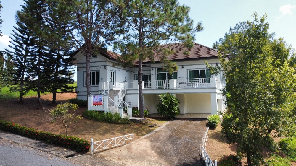 For SaleHousePhetchabun : For sale: 2-story detached house, vacation home, size 173 sq m, Khao Kho Highland project, mountain view.