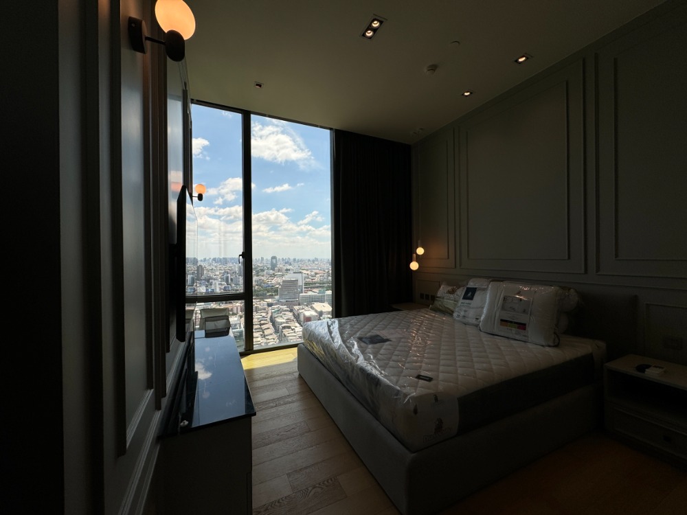 For RentCondoWitthayu, Chidlom, Langsuan, Ploenchit : For rent, 2 bedrooms, high floor, fully furnished, ready to move in