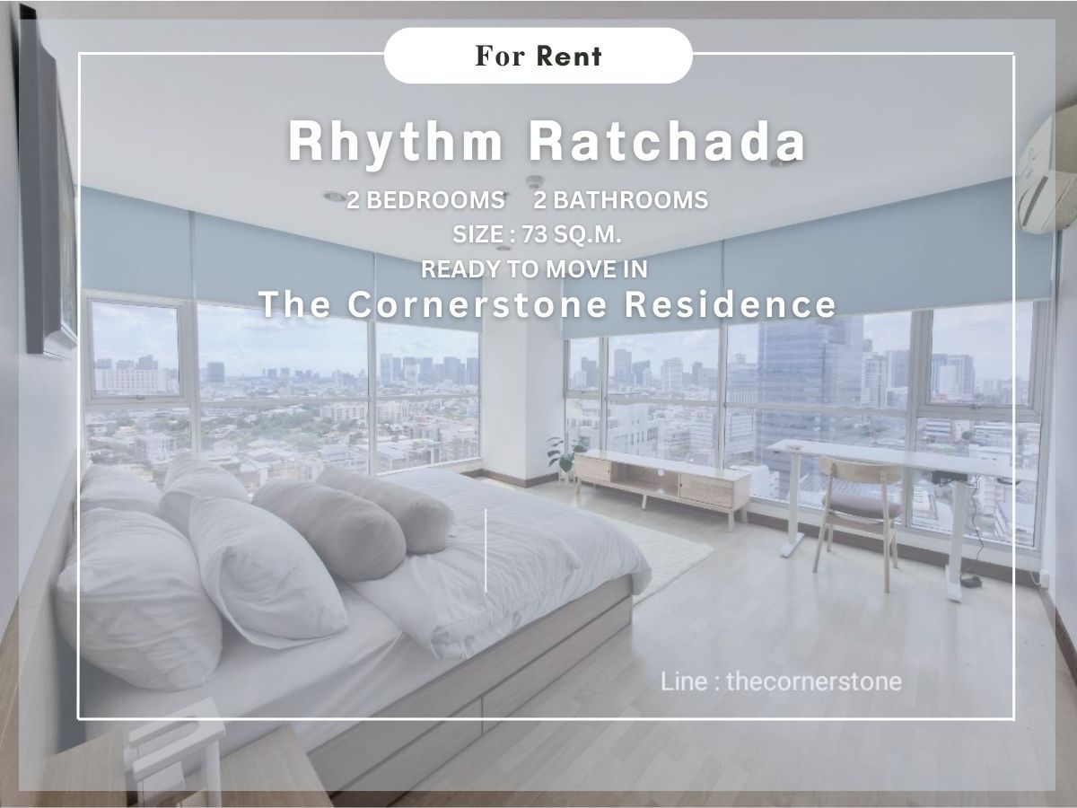 ให้เช่าคอนโดรัชดา ห้วยขวาง : Rhythm Ratchada ห้องสวย ราคาดี เครื่องใช้ไฟฟ้า และเฟอร์นิเจอร์ครบ พร้อมเข้าอยู่ อยู่ใกล้ MRT รัชดาภิเษก (No.251112)