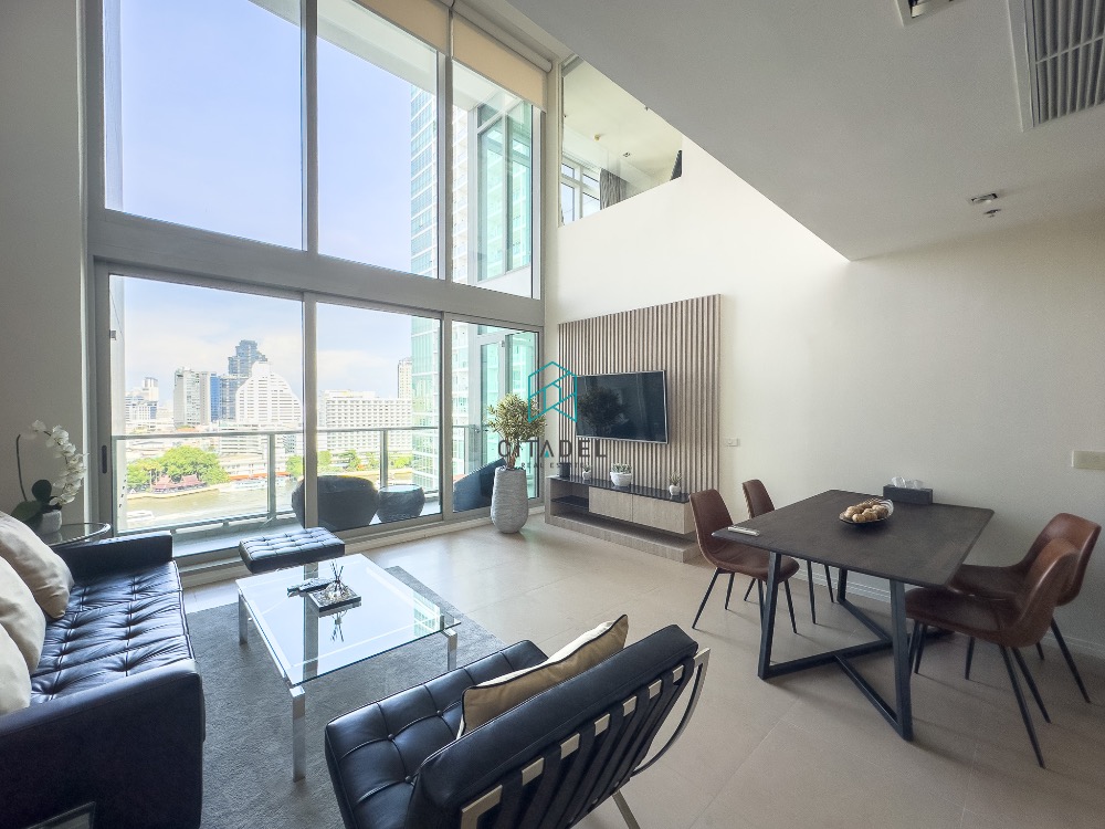 ขายคอนโดวงเวียนใหญ่ เจริญนคร : The River by Raimon Land - Luxury 2 Beds Duplex for Sale!