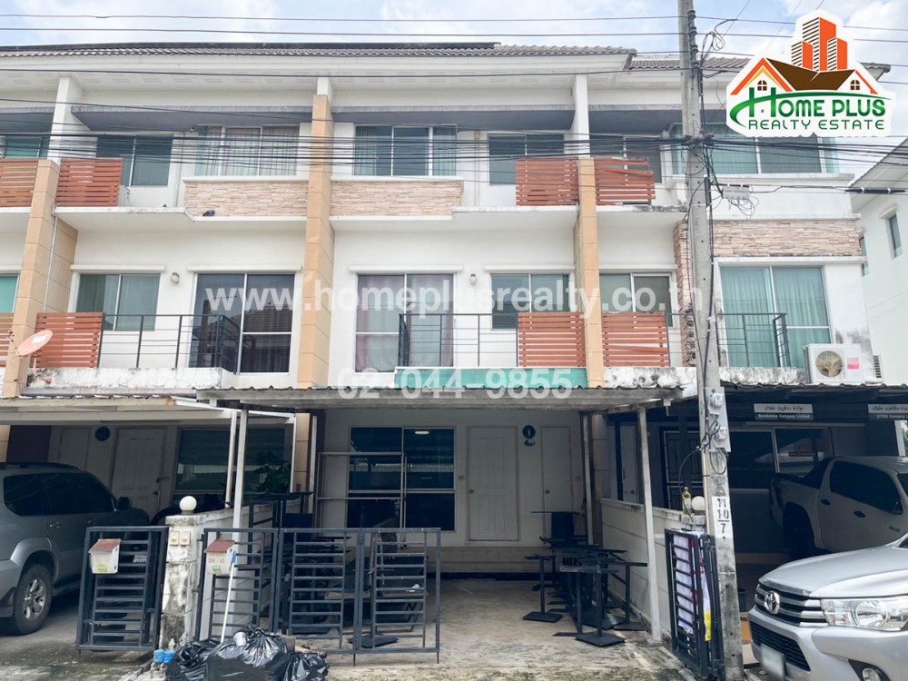 For SaleTownhomeSamut Prakan,Samrong : Town Plus Suvarnabhumi Village (Mitsubishi Ladkrabang-Kingkaew Car Center)