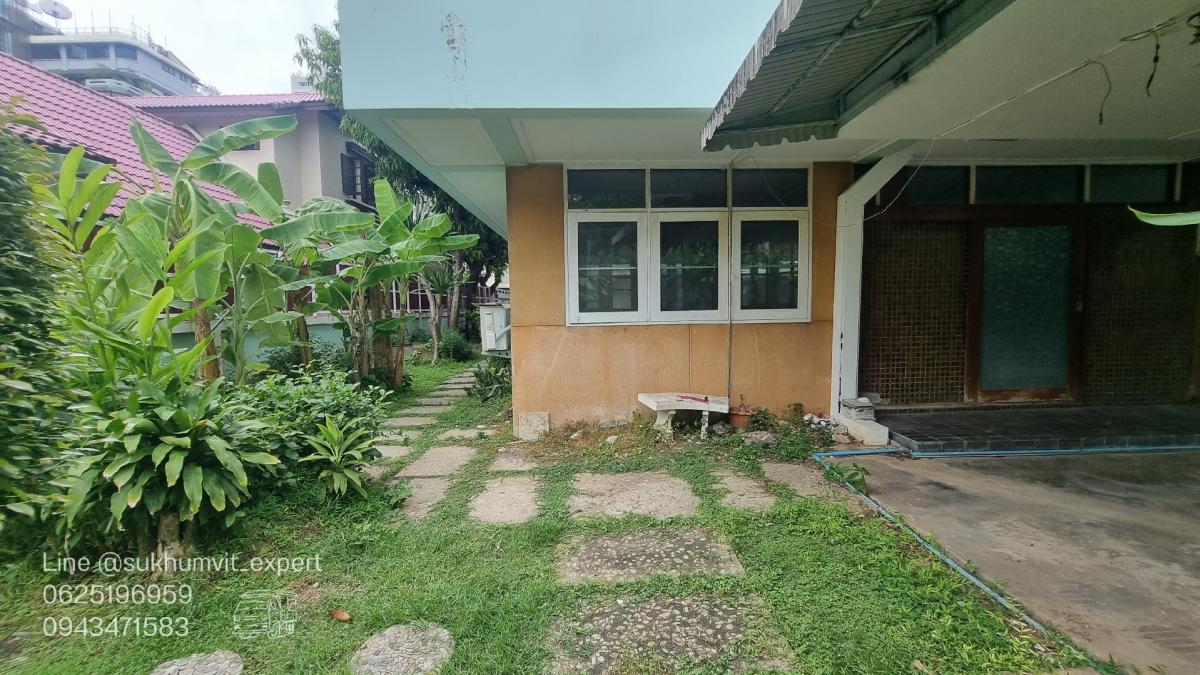 ให้เช่าบ้านสุขุมวิท อโศก ทองหล่อ : ให้เช่าบ้านเดี่ยวพร้อมพงษ์ ที่ดินใหญ่ 204 ตารางวา มีต้นไม้มีสวน เหมาะทำสปาออนเซ็น คลินิกความงาม มีบ้าน 3 หลัง เป็นบ้านเดี่ยว 2 ชั้น 1 หลังและบ้านเดี่ยว 1 ชั้น 2 หลัง