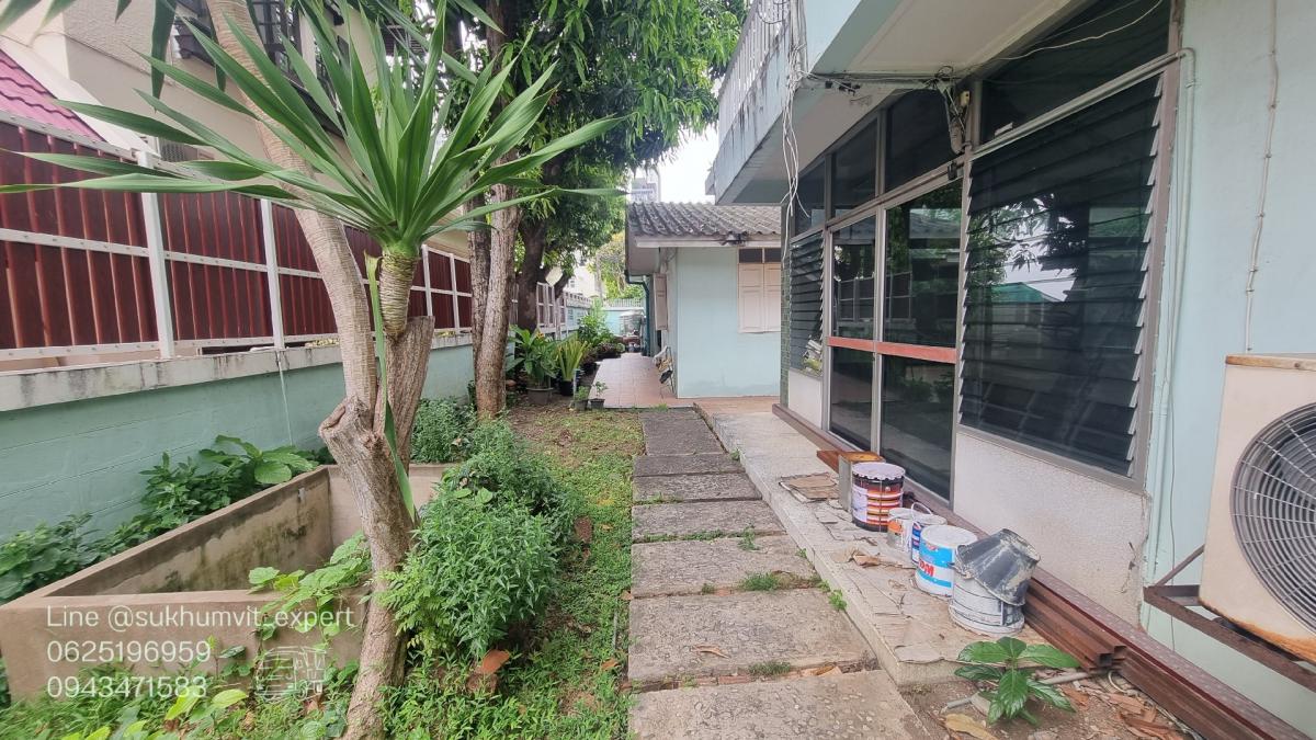 ให้เช่าบ้านสุขุมวิท อโศก ทองหล่อ : ให้เช่าบ้านเดี่ยวพร้อมพงษ์ ที่ดินใหญ่ 204 ตารางวา มีต้นไม้มีสวน เหมาะทำสปาออนเซ็น คลินิกความงาม มีบ้าน 3 หลัง เป็นบ้านเดี่ยว 2 ชั้น 1 หลังและบ้านเดี่ยว 1 ชั้น 2 หลัง