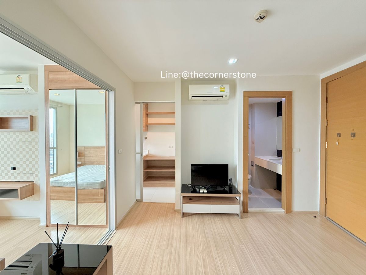 For RentCondoRatchadapisek, Huaikwang, Suttisan : Rhythm Ratchada - Huaikhwang, fully furnished and equipped with electrical appliances, ready to move in, good location near MRT Huai Khwang (No.250489)