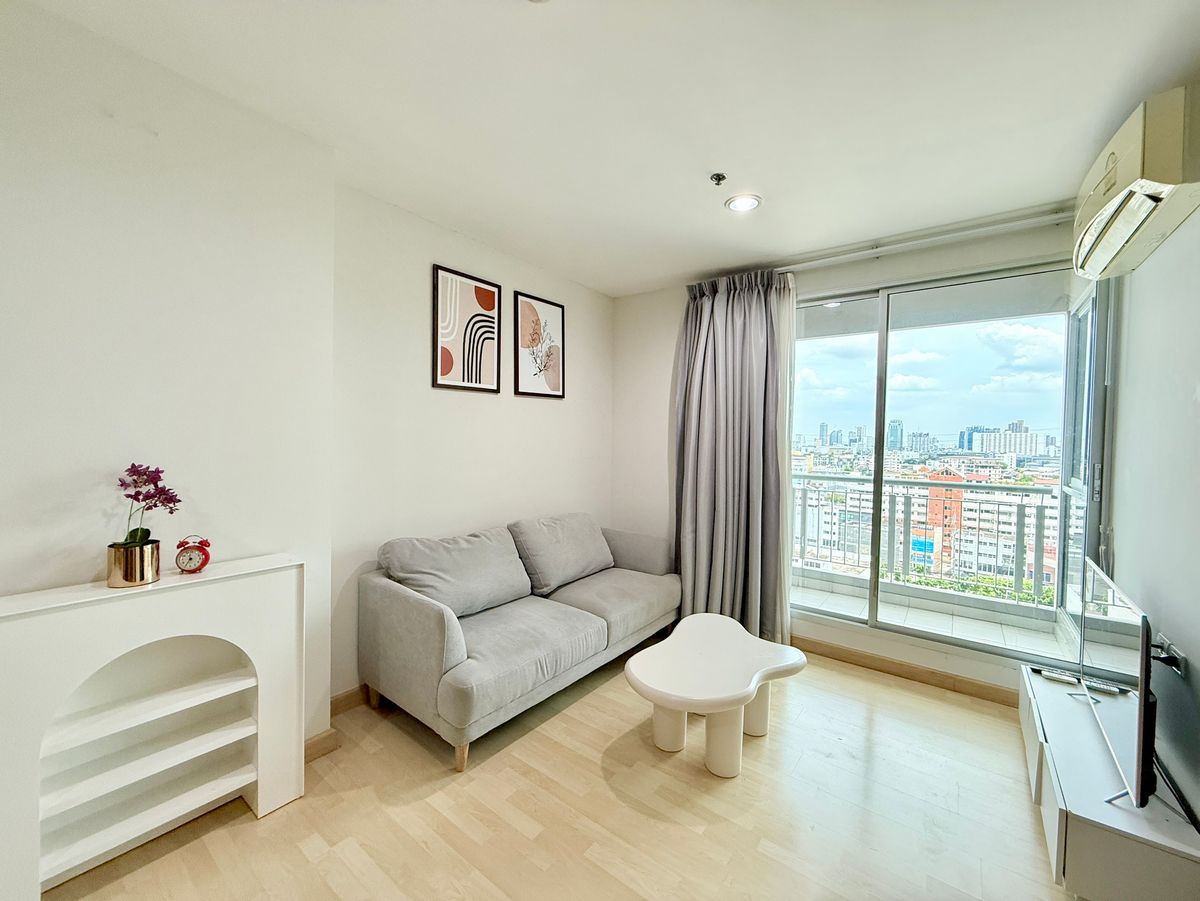For RentCondoRatchadapisek, Huaikwang, Suttisan : Rhythm Ratchada ** Vacant room at the end of June 2025 ** Beautiful room, good price, complete electrical appliances and furniture, near MRT Ratchada (No.250490)