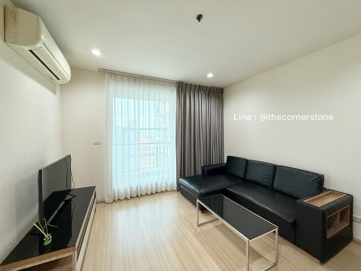 ให้เช่าคอนโดรัชดา ห้วยขวาง : ** Rhythm Ratchada - Huai Khwang ** ห้องใหญ่มาก เฟอร์นิเจอร์ และเครื่องใช้ไฟฟ้าครบครันพร้อมเข้าอยู่ No.250848