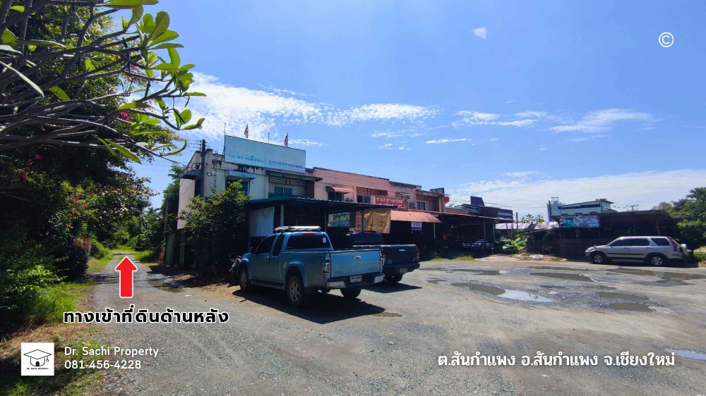 ขายอาคารพาณิชย์เชียงใหม่ : ขายด่วน อาคารพาณิชย์ พร้อมที่ดิน 115 ตรว. ใกล้ รร.สันกำแพง เชียงใหม่