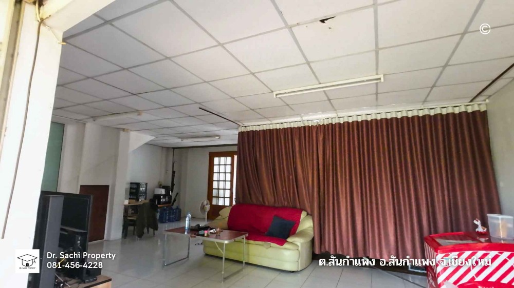 ขายอาคารพาณิชย์เชียงใหม่ : ขายด่วน อาคารพาณิชย์ พร้อมที่ดิน 115 ตรว. ใกล้ รร.สันกำแพง เชียงใหม่