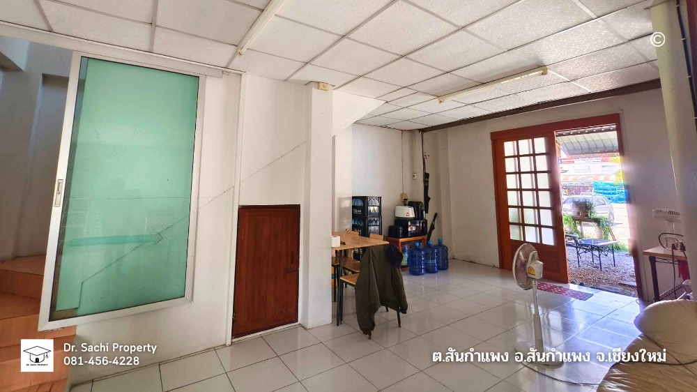 ขายอาคารพาณิชย์เชียงใหม่ : ขายด่วน อาคารพาณิชย์ พร้อมที่ดิน 115 ตรว. ใกล้ รร.สันกำแพง เชียงใหม่