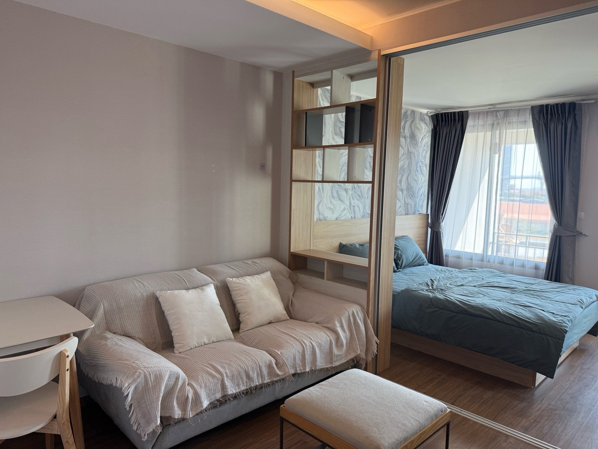 For RentCondoRama3 (Riverside),Satupadit : For rent🌈U Delight Residence Riverfront, next to Rama 3 Road (34 sq m.), 8th floor, 1 bedroom, 1 bathroom, river view🛶East side of Bhumibol Bridge🎢near the expressway🚘🚖Terminal21 Rama 3, Asiatique