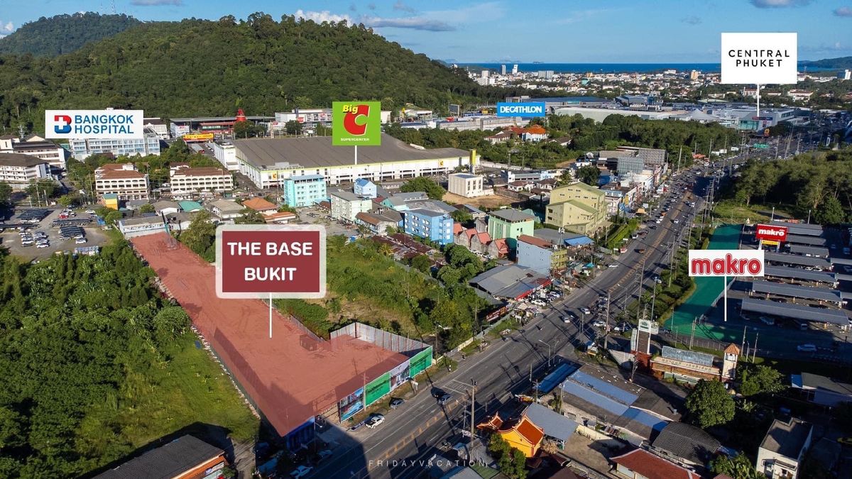 ขายดาวน์คอนโดภูเก็ต : ขายดาวน์ The BASE Bukit เฟอร์ครบ