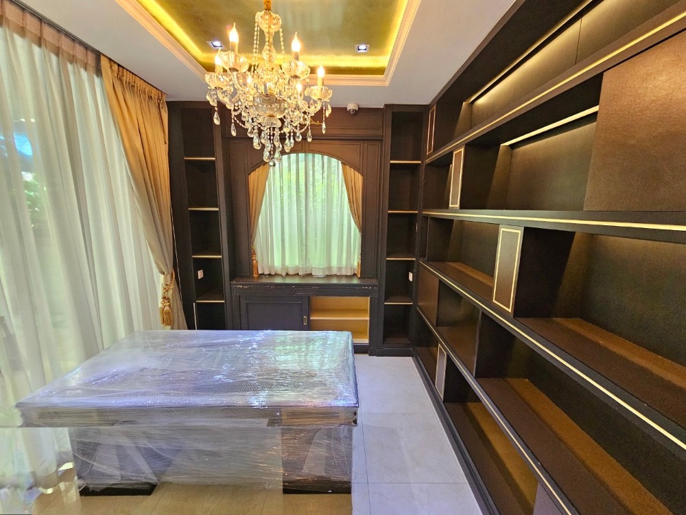 ขายบ้านแจ้งวัฒนะ เมืองทอง : ขาย บ้านเดี่ยว พร้อมอาคารออฟฟิศ ในหมู่บ้าน เศรษฐสิริ แจ้งวัฒนะ-ประชาชื่น 5 ห้องนอน Built-in ทั้งหลัง 118.7 ตร.ว. หน้าบ้านติดสวนส่วนกลาง ต.บ้านใหม่ อ.ปากเกร็ด จ.นนทบุรี