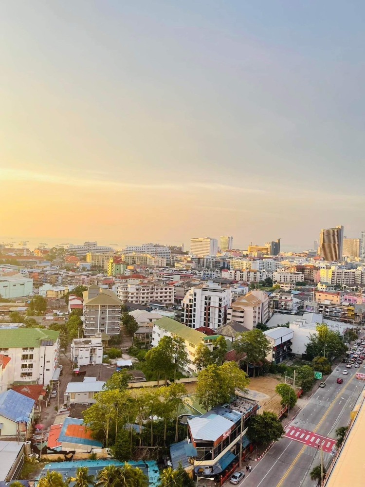 ขายคอนโดพัทยา บางแสน ชลบุรี สัตหีบ : Urgent Condo city gardent tower pattaya for sale 1 Bed sea view (S03-1891)