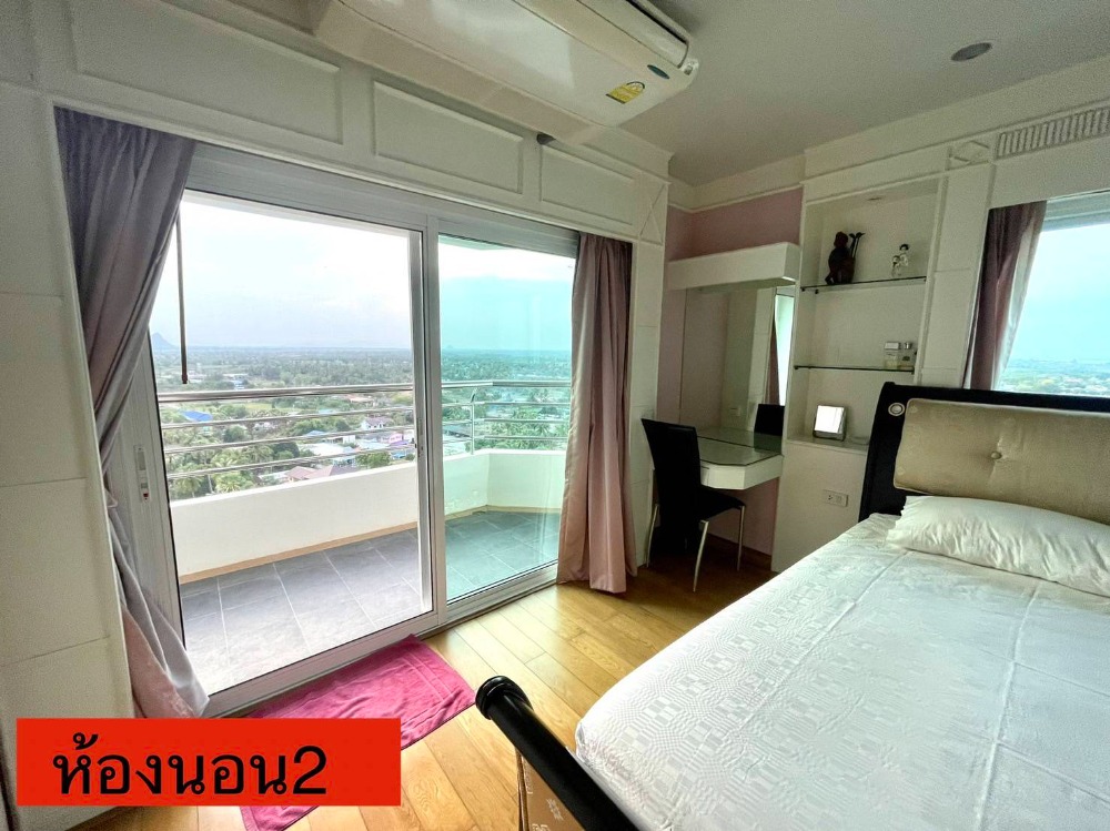 For SaleCondoCha-am Phetchaburi : For sale!! Cha-Am Laguna 2 bedrooms, sea view, beautiful sea view, fully furnished, ready to move in