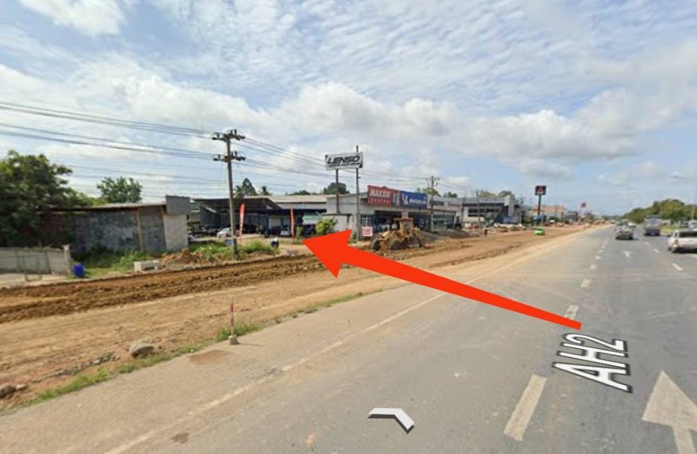 ขายที่ดินพัทลุง : ขาย ที่ดิน 4 ไร่ 41 ตารางวา  ติดถนนเพชรเกษม ต.ท่ามิหรำ อ.เมือง จ.พัทลุง ทางเข้ากว้าง 30.5 เมตร