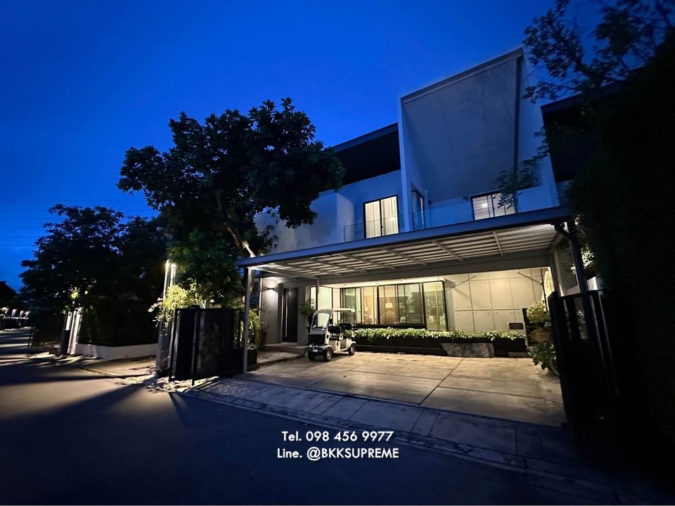 For RentTownhomeBangna, Bearing, Lasalle : ** (For rent) ** VIVE Bangna Km. 7, corner house, large size in the project, well decorated throughout the house, fully furnished, ready to move in