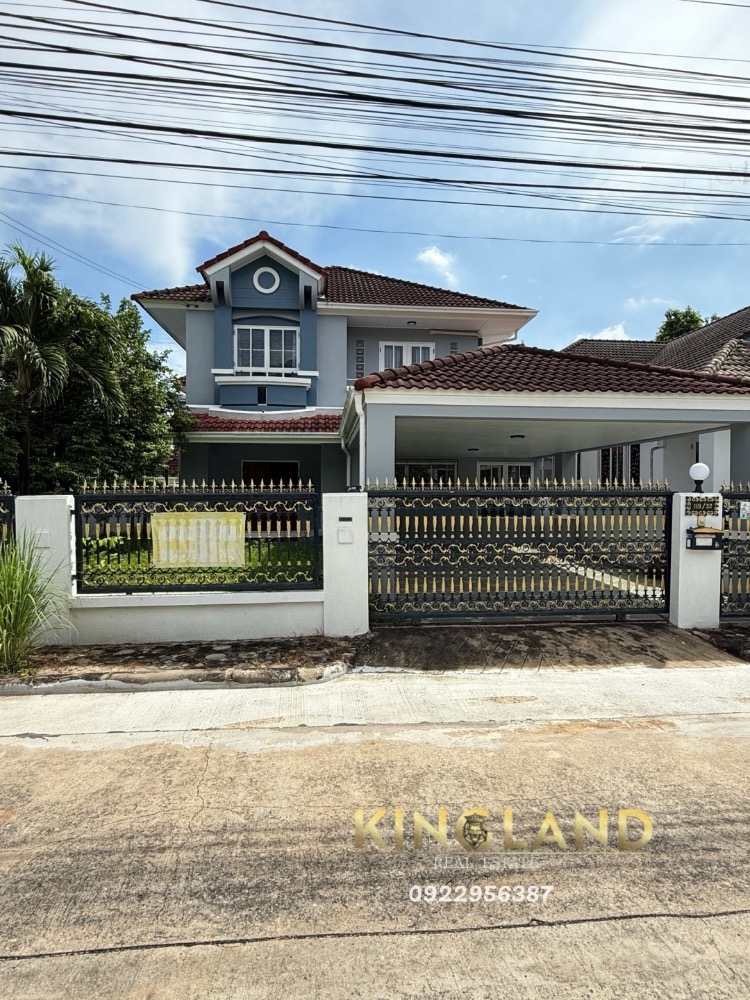 For RentHouseNawamin, Ramindra : Single house for rent, Arena Park Village, Chuan Chuen City, Khubon 27, 4 bedrooms, 2 bathrooms, 2 floors, parking for 2 cars, rental price  22,900  / month #including common area