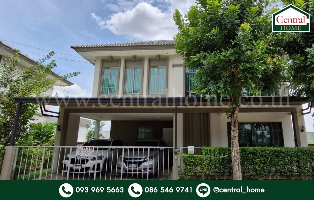 For SaleHouseNonthaburi, Bang Yai, Bangbuathong : Single house, Sena Village, Wongwaen - Bang Bua Thong