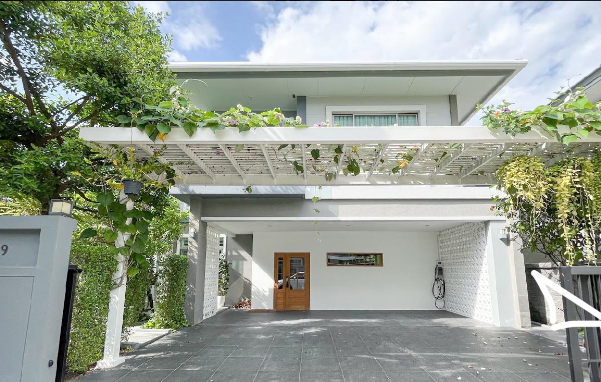For RentHouseChaengwatana, Muangthong : Salila🚩 House for rent, 🎄The Palm Village, Chaengwattana-Chaiyapruek close to SISB INTERNATIONAL SCHOOL