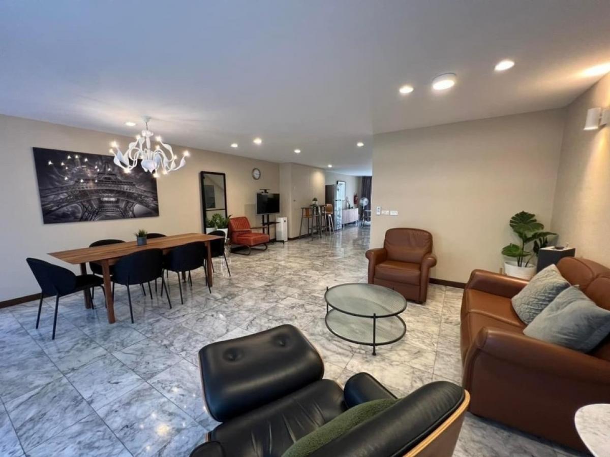 ขายทาวน์โฮมพัฒนาการ ศรีนครินทร์ : 📢👇 Baan Green Town, 5 storey townhouse, rent period at least 2 years, pet not allowed, pool view, fully furnished, ready to move in