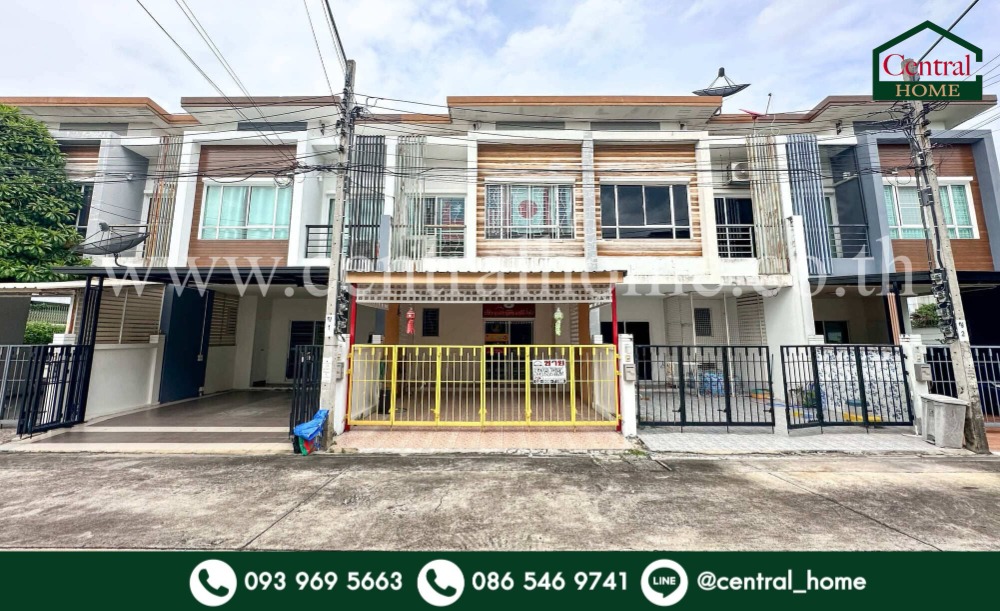 For SaleTownhomeRama5, Ratchapruek, Bangkruai : Townhouse The Cluster Ville 3 Pinklao - Ratchaphruek, good condition, ready to move in