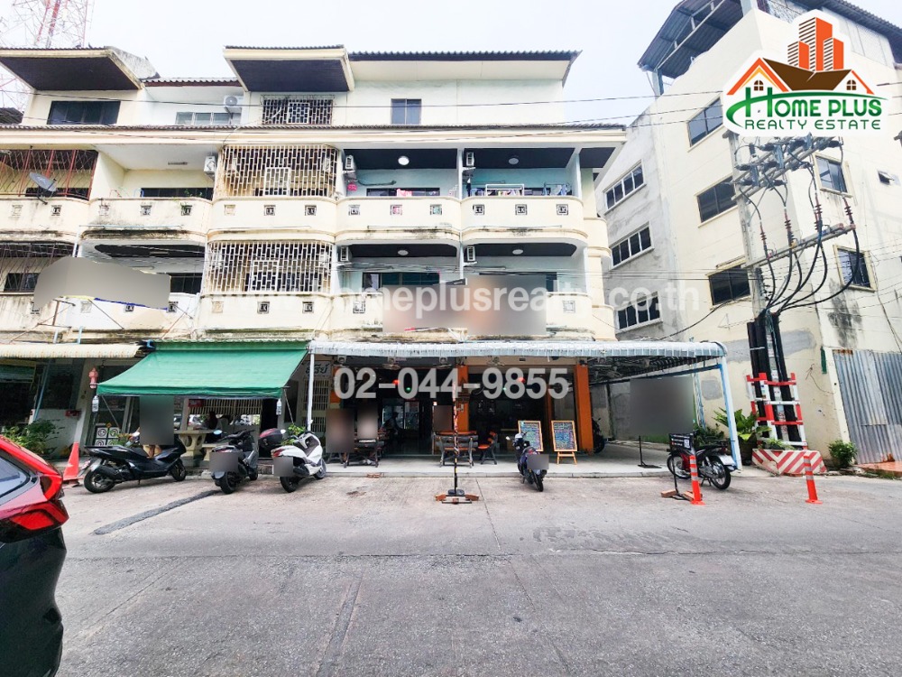 For SaleLandPattaya, Bangsaen, Chonburi : 4-storey commercial building with dormitory business, Sa-ua-sa intersection, Soi L.K.Pavilion, South Pattaya