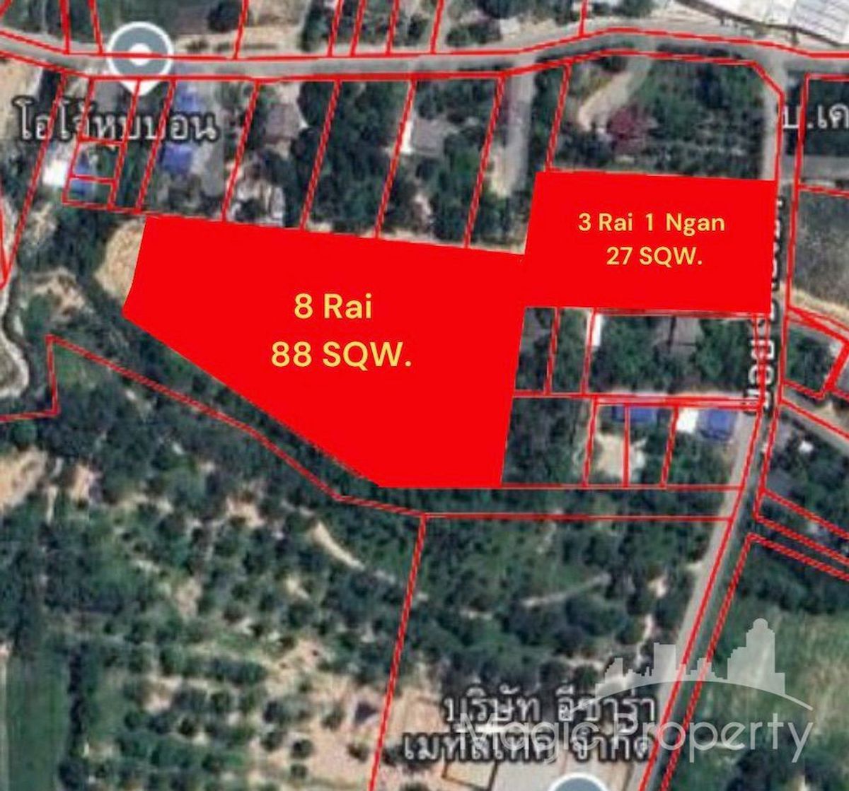 For SaleLandPattaya, Bangsaen, Chonburi : 18 Rai 3 Ngan Land for Sale in Hub Bon, Khao Khan Song, Si Racha, Chon Buri