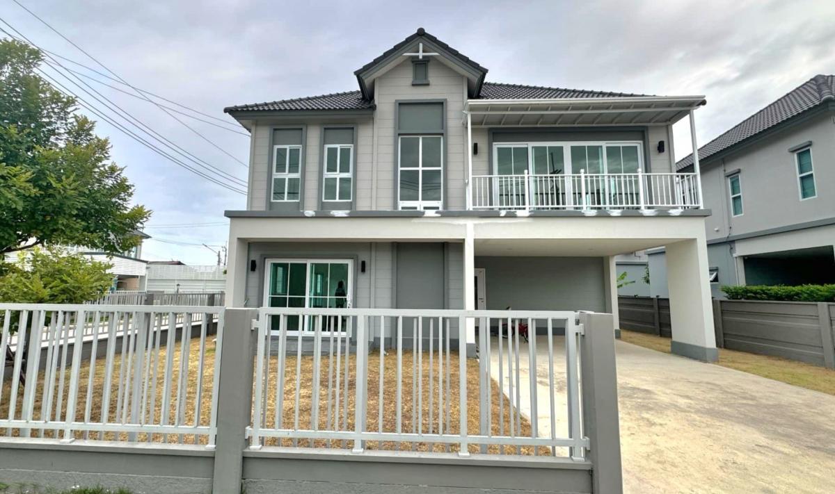 ให้เช่าบ้านสมุทรปราการ สำโรง : ให้เช่าบ้านเดี่ยว 2 ชั้น 75ตรว.อยู่ถนนสุขุมวิท-บางปู ใกล้โรบินสันสมุทรปราการ