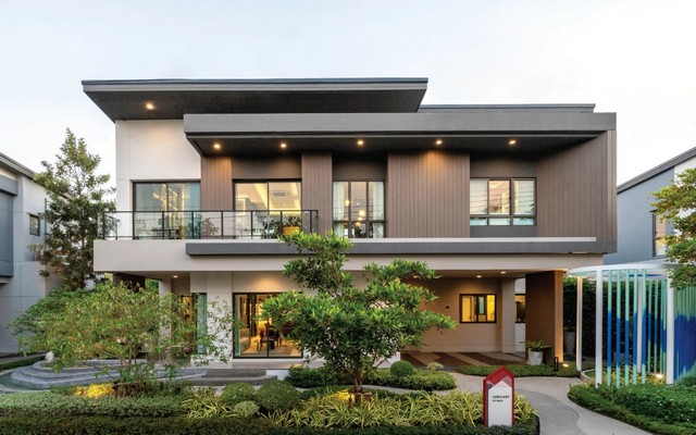 ขายบ้านลาดกระบัง สุวรรณภูมิ : Luxury House For Sale Boulevard บ้านหรู 2 ชั้น เวนิว ไอดี มอเตอร์เวย์ - พระราม9 (Venue ID Motorway-Rama9) ถ.พัฒนาชนบท 4 แขวงคลองสองต้นนุ่น เขตลาดกระบัง กรุงเทพมหานคร 10520