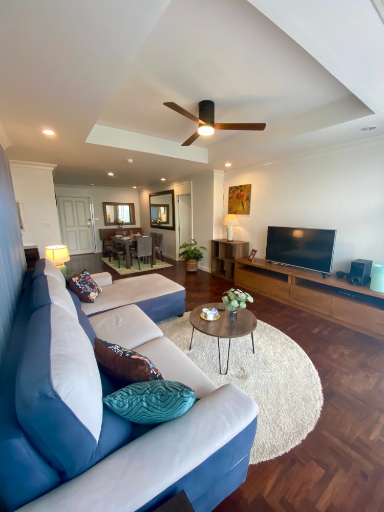 ให้เช่าคอนโดพระราม 3 สาธุประดิษฐ์ : Supreme Ville Cozy 2-Bedroom Spacious Garden Balcony 50,000 per month