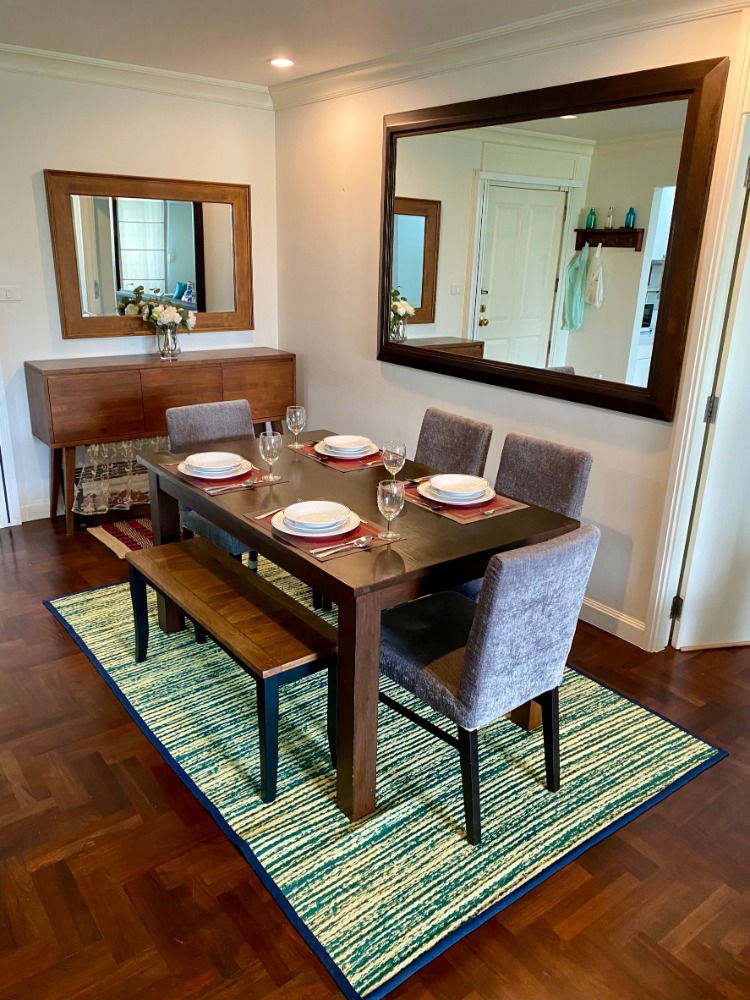 ให้เช่าคอนโดพระราม 3 สาธุประดิษฐ์ : Supreme Ville Cozy 2-Bedroom Spacious Garden Balcony 50,000 per month