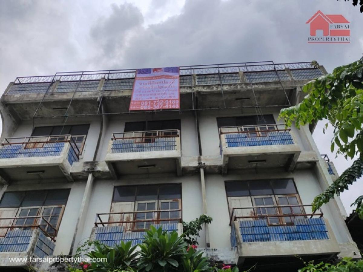 For SaleLandAyutthaya : Land for sale on a 12-lane road, 50 meters wide, with a building structure/warehouse, area 2-2-66 rai, Pratunam Phra In, Bang Pa-in District, selling price 110 million baht